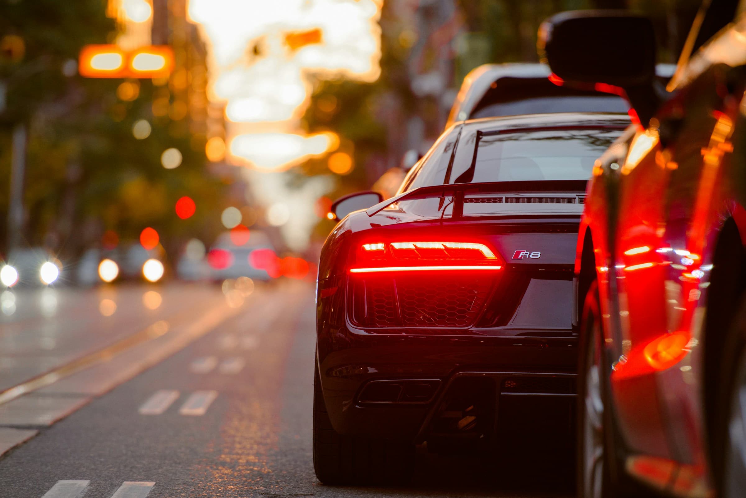 Cinematic nighttime performance car — After Dark Auto